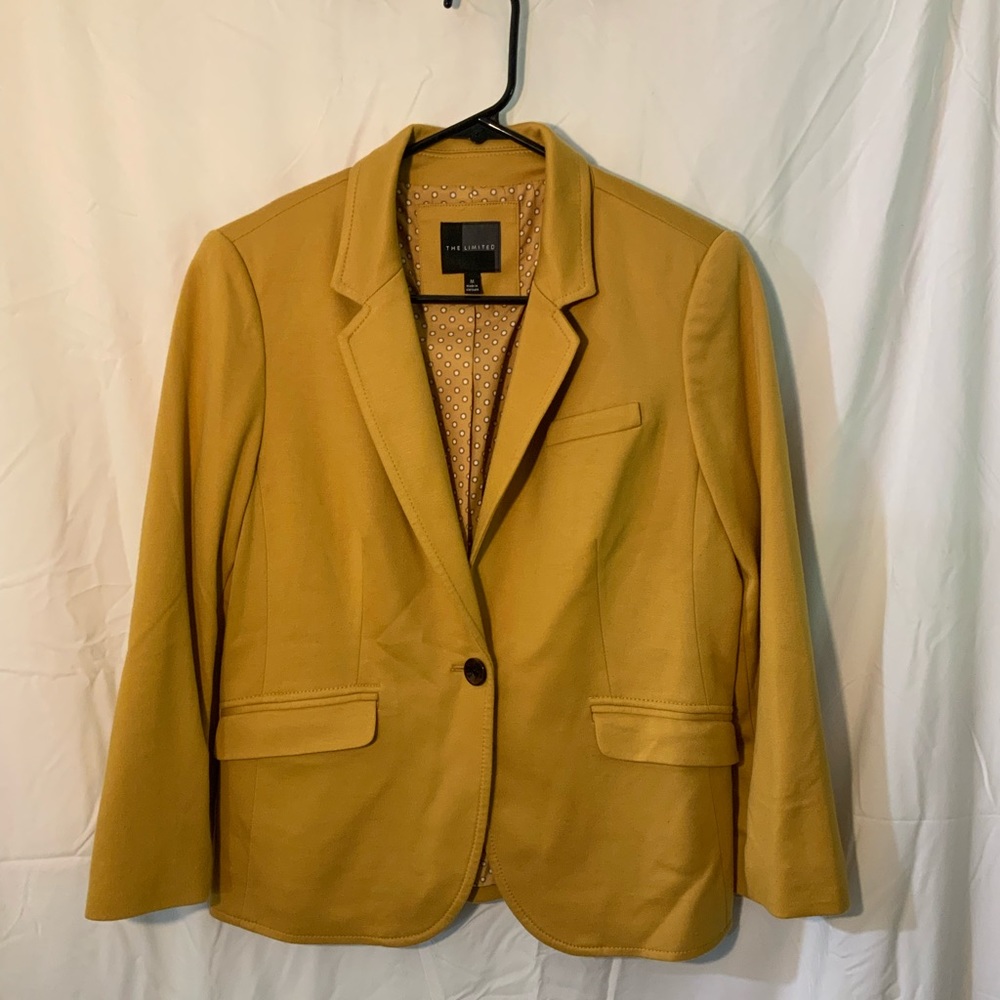 Yellow blazer, The Limited, size M